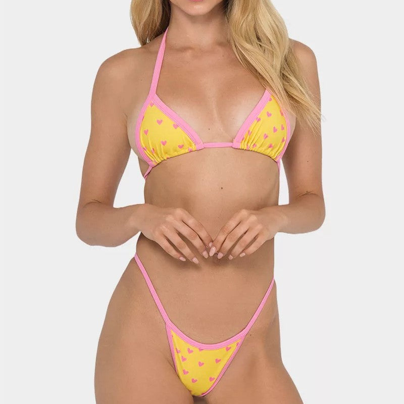 Women's Digital Print Bikini Set | Colorful Two-Piece Swimsuit