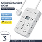 Power Strip — 16 AC Outlets, 3 USB + 2 USB-C, 10 ft Cord