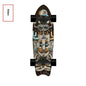 Fishtail Maple Skateboard — 21 Graphic Designs, 28" Deck