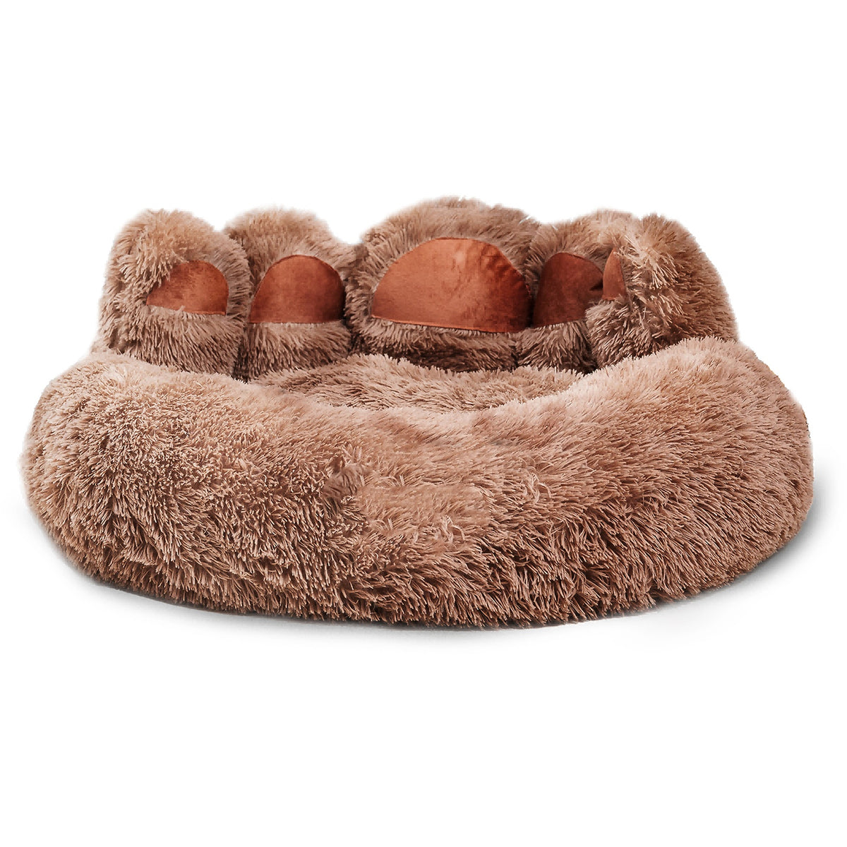 Bear Paw Shape Dog Bed – Cozy Plush Pet Bed for Small & Medium Dogs and Cats