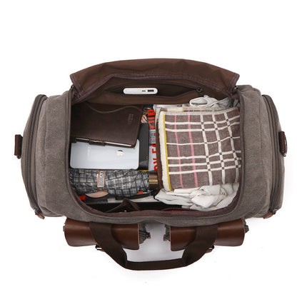 Canvas Travel Duffel Bag – 20–35L Weekend Bag for Gym, Travel & Outdoor Adventures