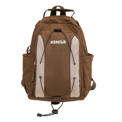 Minimalist Oxford Cloth Backpack – Unisex Campus & Travel Bag