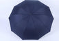 Large 3-Fold Windproof Umbrella – Super Strong 10-Rib Compact Travel Umbrella for Adults