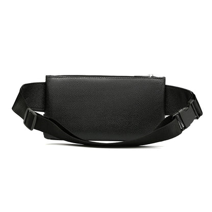 PU Leather Chest Bag – Men’s Waist Bag & Fanny Pack for Travel & Outdoors