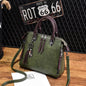 Women's Two-Tone Satchel Handbag – Vegan-Friendly Imitation Leather Shoulder Bag with Tassel Charm