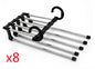 5-in-1 Stainless Steel Pants Hanger – Space-Saving Multi-Bar Trouser Rack for Closet Organization