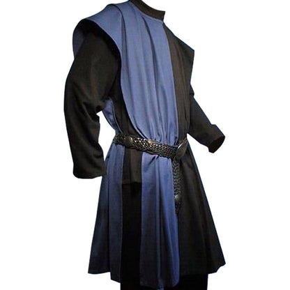 Men's Vintage Medieval Sleeveless Vest | Renaissance Cosplay Long Shirt