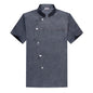 Short Sleeve Chef Shirt – Moisture-Wicking Cotton Kitchen Uniform | Black, White, Grey, Blue