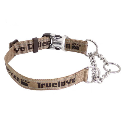 Stainless Steel Dog Collar — Reflective, 7 Colors, M & L