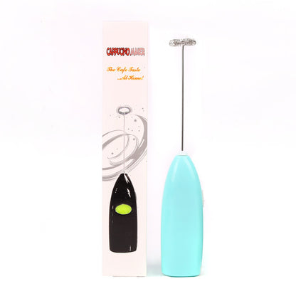 Handheld Egg Beater & Milk Frother – Manual or Battery, 5 Colors