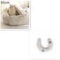 Round Plush Pet Bed — Warm Winter Bed for Cats & Dogs