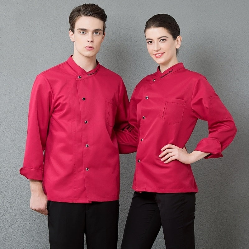 Professional Chef Jacket – Unisex Cotton Blend Coat for Kitchen & Culinary Work