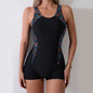 Women's One-Piece Swimsuit Shorts Jumpsuit | Slim Quick-Dry Beach Swimwear