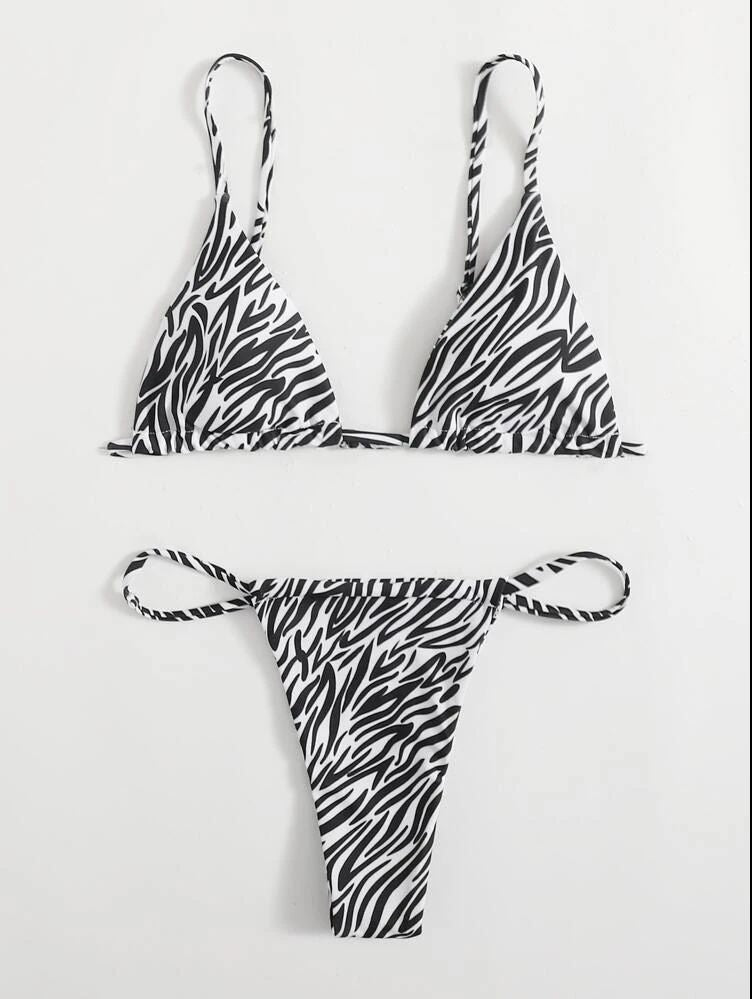 Women's Solid Color Bikini Set | Two-Piece Swimsuit | 7 Colors