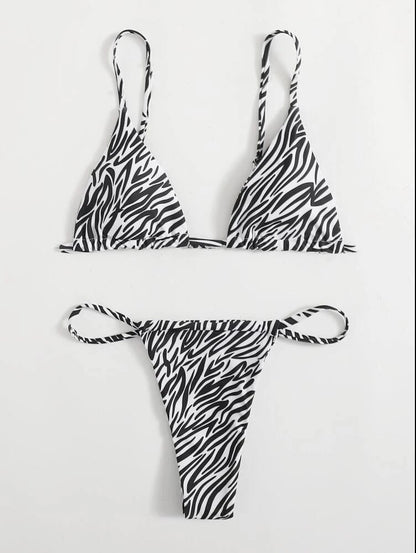 Women's Solid Color Bikini Set | Two-Piece Swimsuit | 7 Colors
