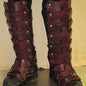 Medieval Knight Leg Guard Cosplay Props | Synthetic Leather Knee Armor