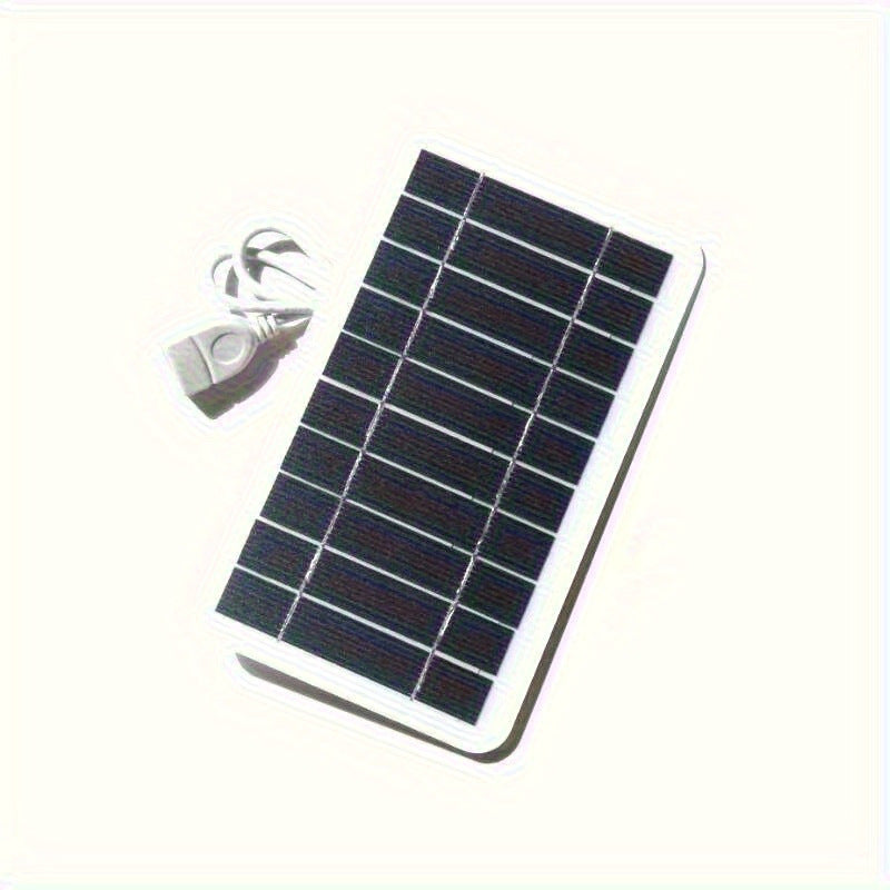 2W 5V Portable Solar Panel Charger – USB, Compact & Lightweight