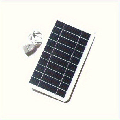 2W 5V Portable Solar Panel Charger – USB, Compact & Lightweight