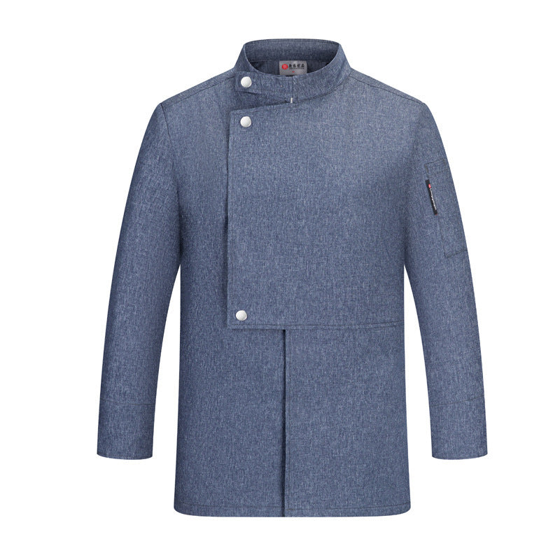 Three-Quarter Sleeve Chef Suit – Moisture-Wicking Unisex Kitchen Uniform