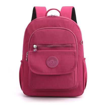 Women's Waterproof Nylon Backpack – 20-35L Large Capacity School & Daily Bag