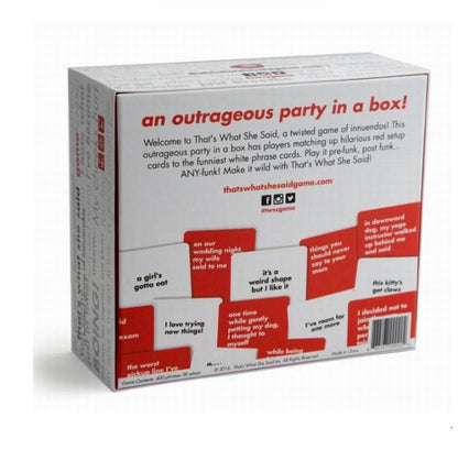 Family Card Board Game – Fun Party Game for Game Night, White & Red Edition