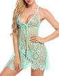 Sheer Lace Sling Lingerie Nightgown – See-Through Camisole, S–XXL