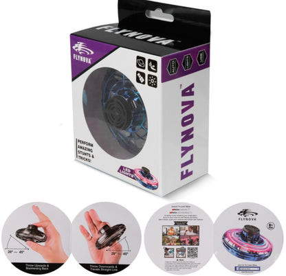LED Fingertip Gyro Spinner Toy – Flying UFO Drone for Kids