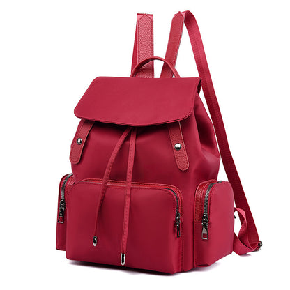 Women's Oxford Backpack – Large Capacity Drawstring School & Travel Bag