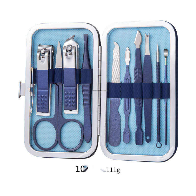 Stainless Steel Nail Care & Manicure Set — 7 to 20 Pieces