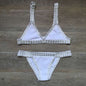 Women's Hand-Crochet Bikini Set | Knitted Two-Piece Swimwear