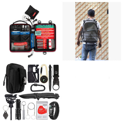 Outdoor Camping Multi-Function Tool Survival Equipment Sos Self-Defense Supplies