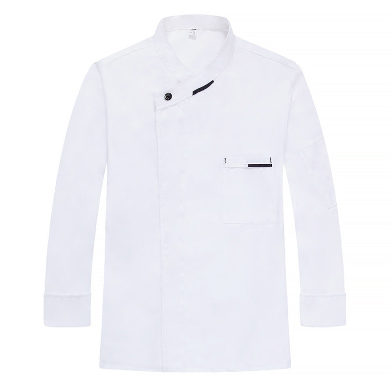 Long Sleeve Chef Jacket – Warm & Professional Kitchen Uniform for Men