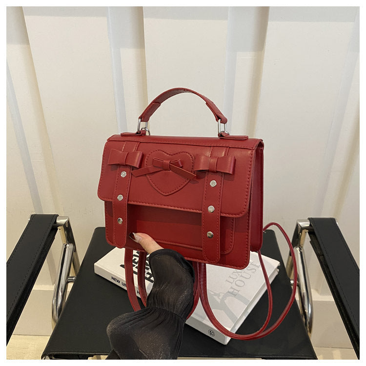 Women's PU Leather Square Shoulder Bag – 5 Colors