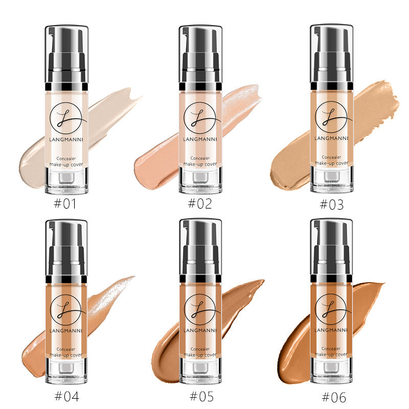 Full Coverage Liquid Foundation & Concealer — 6 Shades