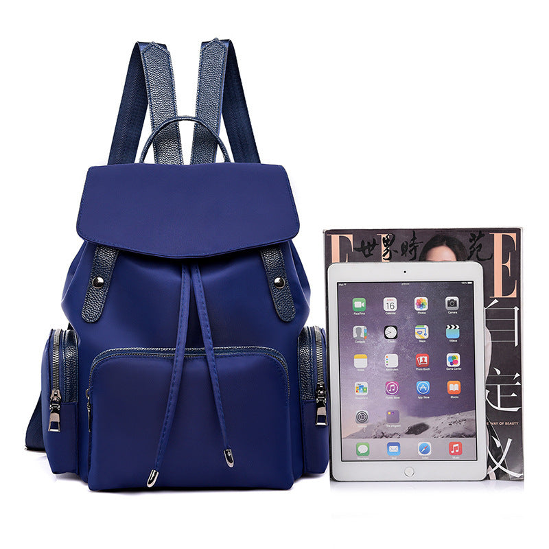 Women's Oxford Backpack – Large Capacity Drawstring School & Travel Bag