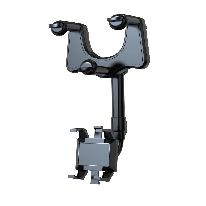360° Rearview Mirror Phone Holder for Car – Universal Rotatable Mount