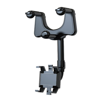 360° Rearview Mirror Phone Holder for Car – Universal Rotatable Mount