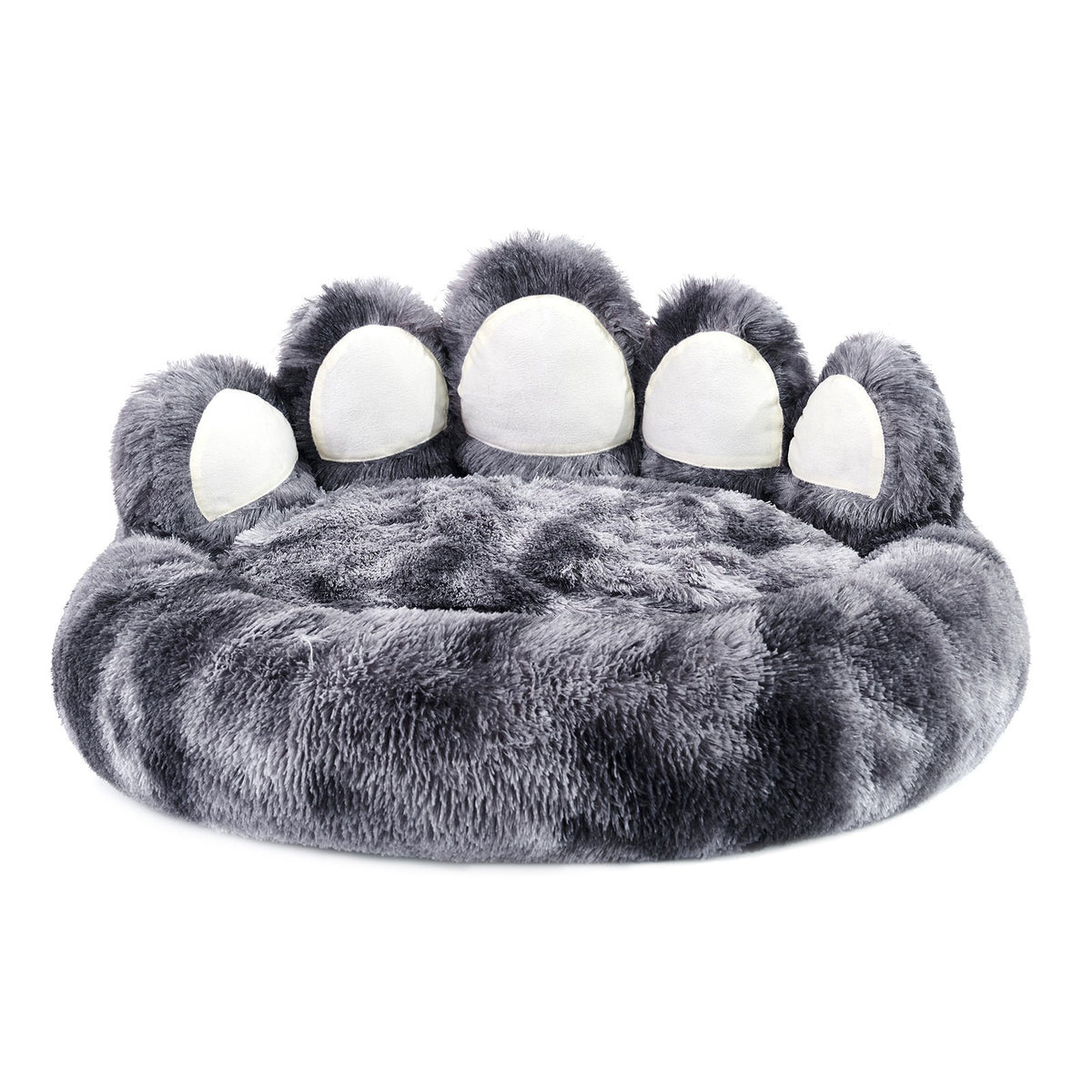 Bear Paw Shape Dog Bed – Cozy Plush Pet Bed for Small & Medium Dogs and Cats