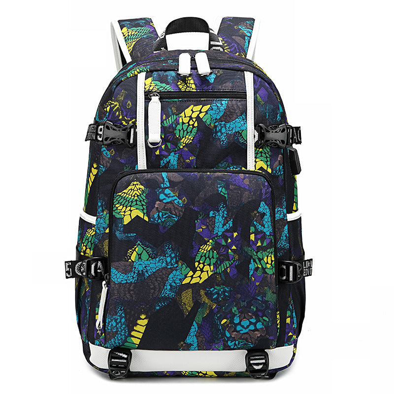 Kids & Teen School Backpack – Waterproof Oxford Bag for Middle School