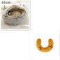 Round Plush Pet Bed — Warm Winter Bed for Cats & Dogs