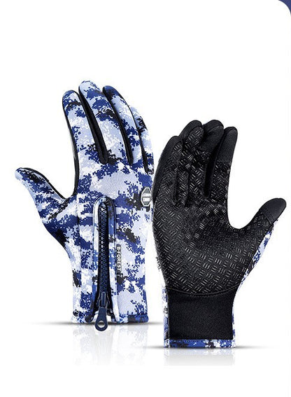 Winter Gloves Touch Screen Riding Motorcycle Sliding Waterproof Sports Fleece