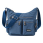Women's Waterproof Nylon Crossbody Bag – Multi-Pocket Shoulder Bag with Retro Style