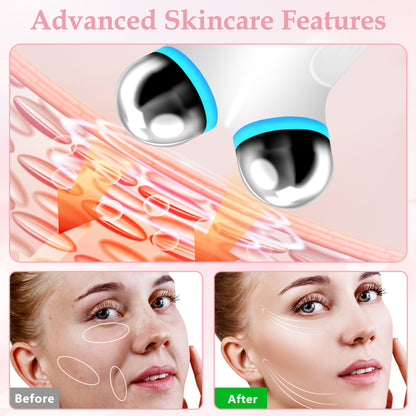 Anti-Aging Wrinkles Microcurrent Facial Device, Boost Skin Care Products Absorption