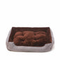 Cozy Pet Bed – Soft Dog & Cat Mattress with Patterned Cover, 6 Sizes