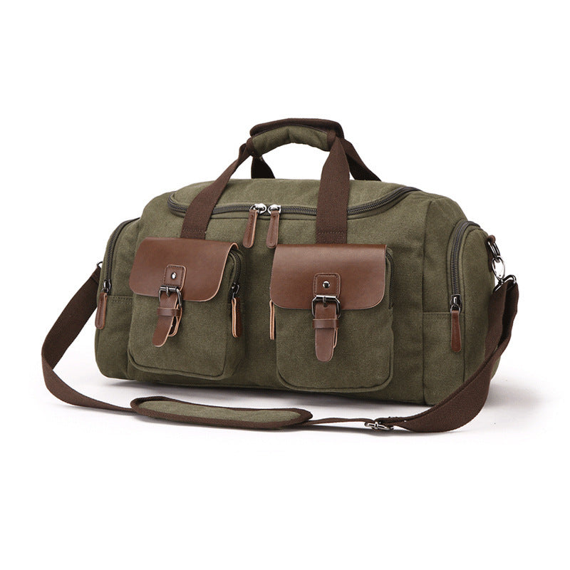 Canvas Travel Duffel Bag – 20–35L Weekend Bag for Gym, Travel & Outdoor Adventures