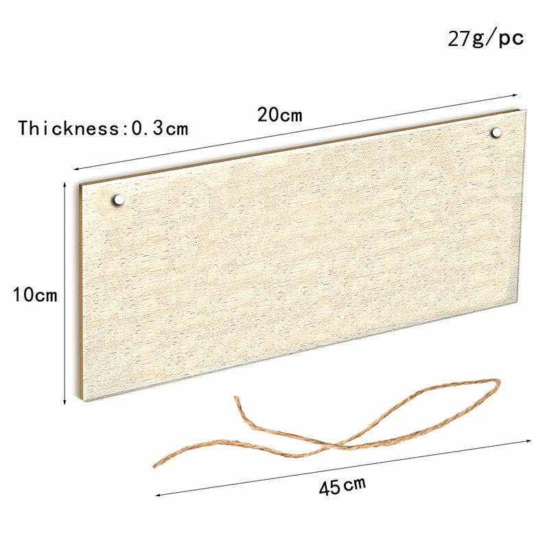 Wooden Garden Rules Sign – Decorative Poplar Wood Hanging Board for Home & Garden