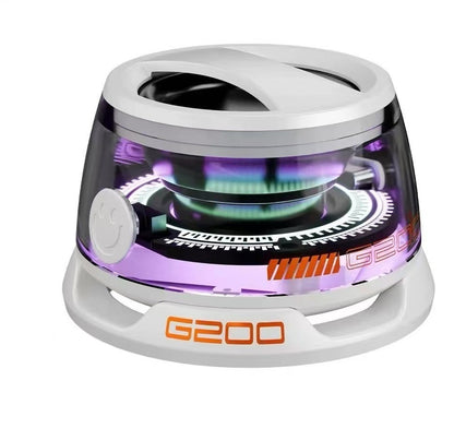 Portable Bluetooth Speaker with RGB Lighting – Magnetic Mini Speaker with Phone Stand, 7-Hour Battery