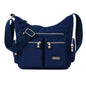 Women's Waterproof Nylon Crossbody Bag – Multi-Pocket Shoulder Bag with Retro Style