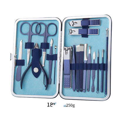 Stainless Steel Nail Care & Manicure Set — 7 to 20 Pieces