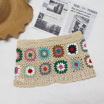 Super Cute Women's Crocheted Stitching Beach Shorts Bikini Cover-Up